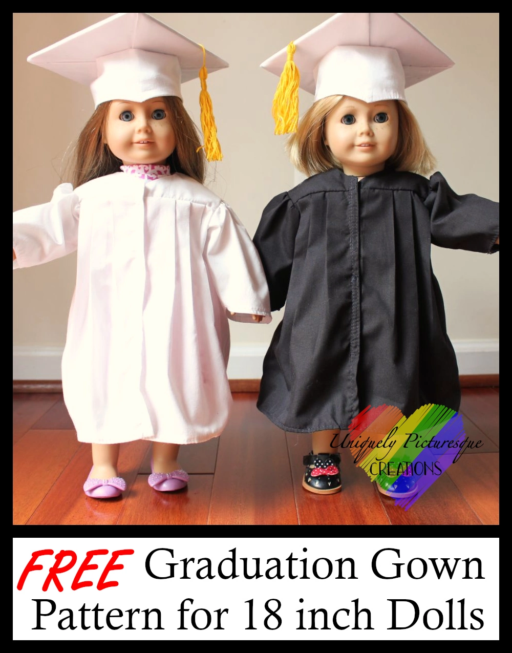Graduation Cap and Gown Pattern